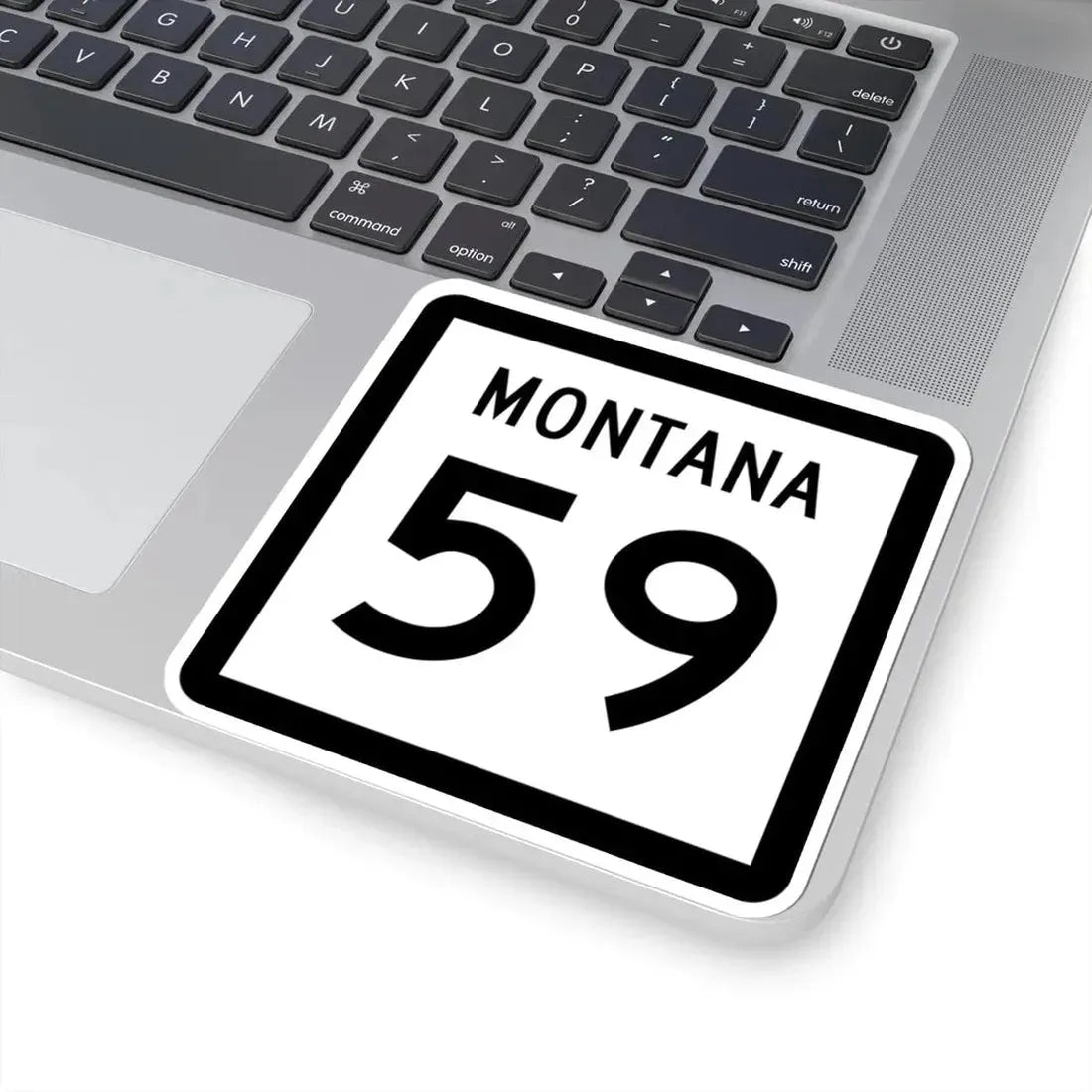 MT-59 (Montana) (Road Sign) STICKER Vinyl Kiss-Cut Decal - The Sticker Space