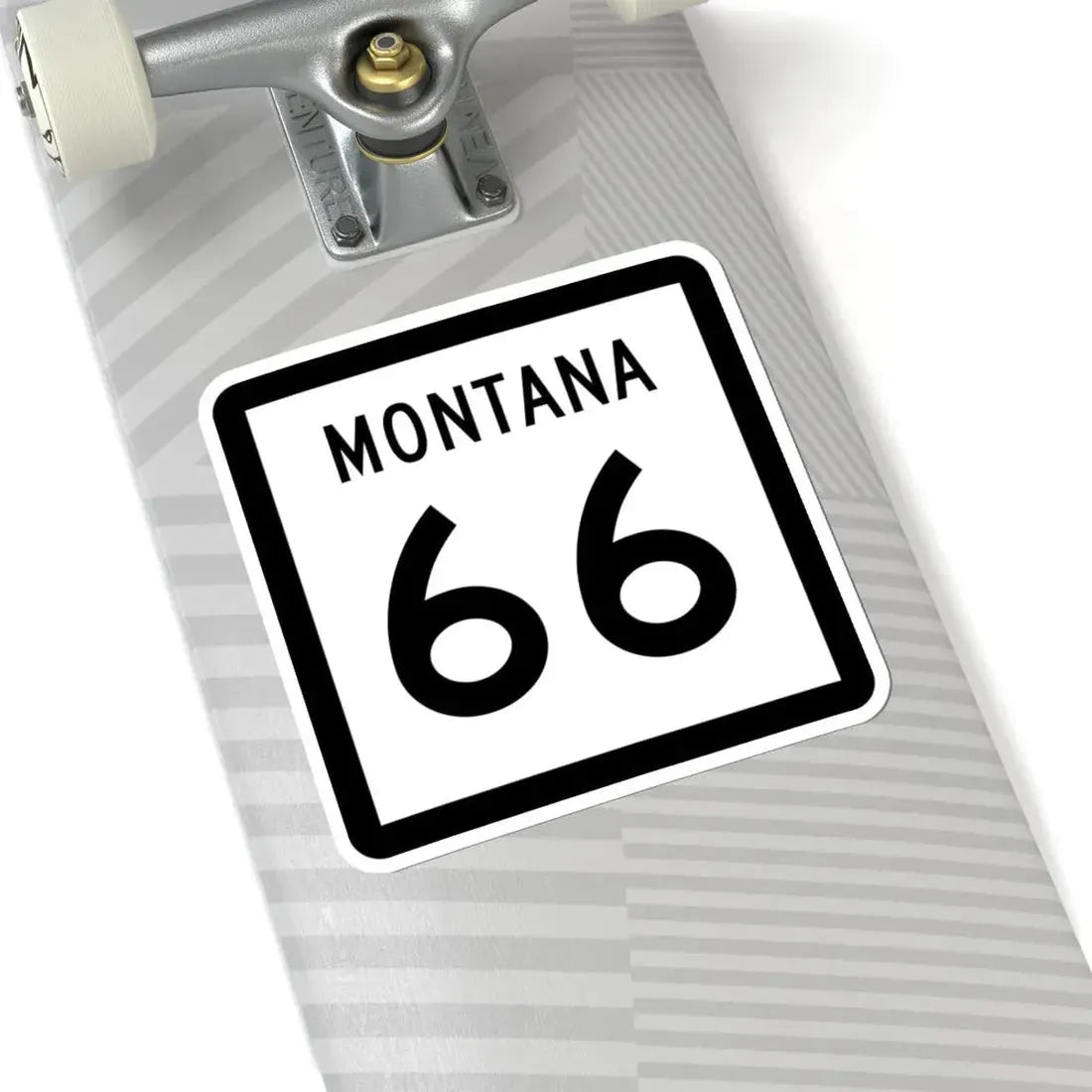 MT-66 (Montana) (Road Sign) STICKER Vinyl Kiss-Cut Decal - The Sticker Space