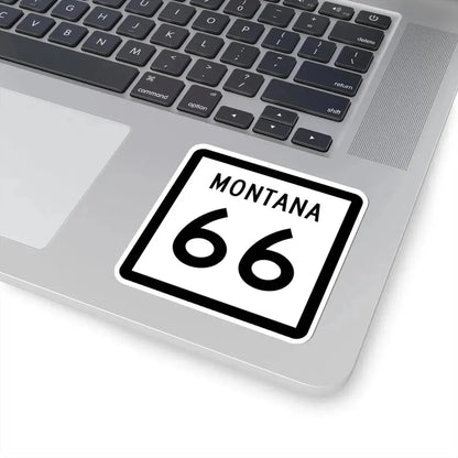 MT-66 (Montana) (Road Sign) STICKER Vinyl Kiss-Cut Decal - The Sticker Space