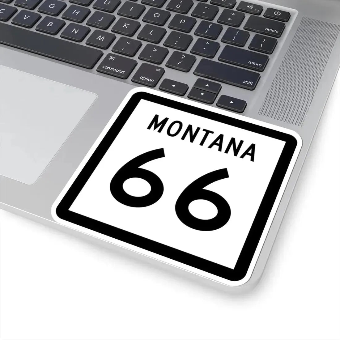 MT-66 (Montana) (Road Sign) STICKER Vinyl Kiss-Cut Decal - The Sticker Space