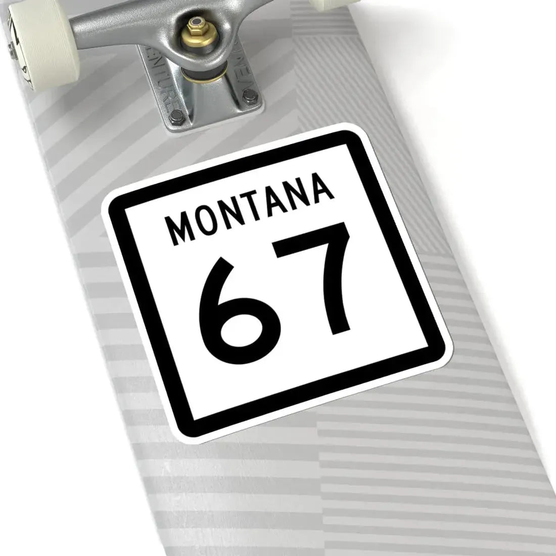 MT-67 (Montana) (Road Sign) STICKER Vinyl Kiss-Cut Decal - The Sticker Space