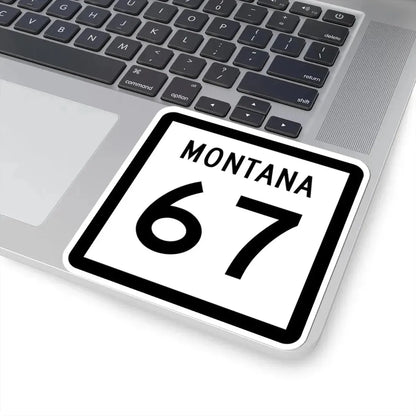 MT-67 (Montana) (Road Sign) STICKER Vinyl Kiss-Cut Decal - The Sticker Space