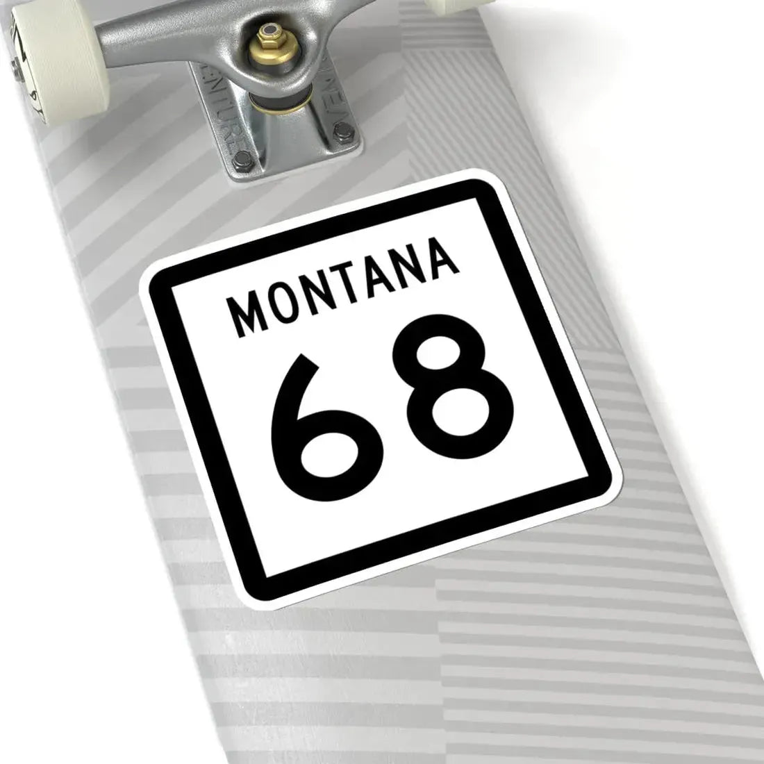 MT-68 (Montana) (Road Sign) STICKER Vinyl Kiss-Cut Decal - The Sticker Space