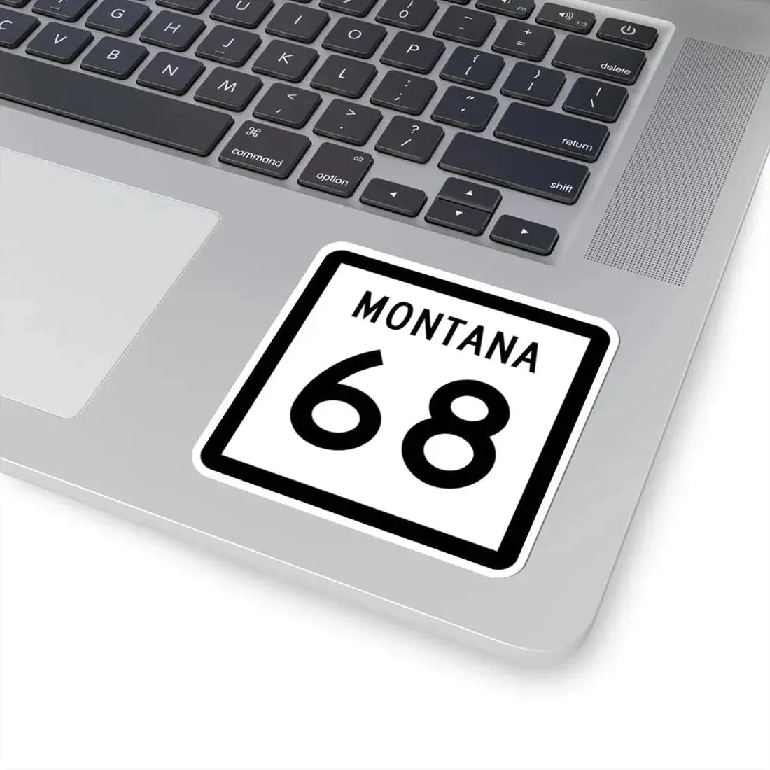 MT-68 (Montana) (Road Sign) STICKER Vinyl Kiss-Cut Decal - The Sticker Space