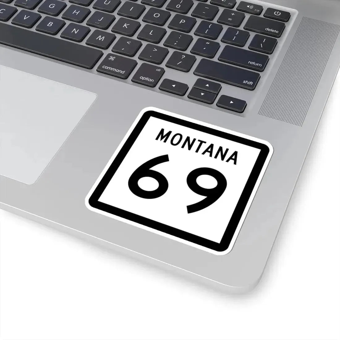 MT-69 (Montana) (Road Sign) STICKER Vinyl Kiss-Cut Decal - The Sticker Space