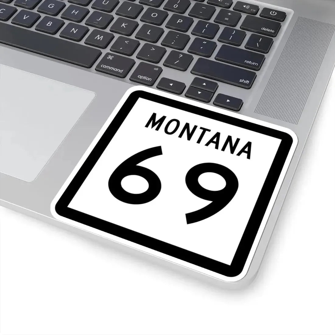 MT-69 (Montana) (Road Sign) STICKER Vinyl Kiss-Cut Decal - The Sticker Space