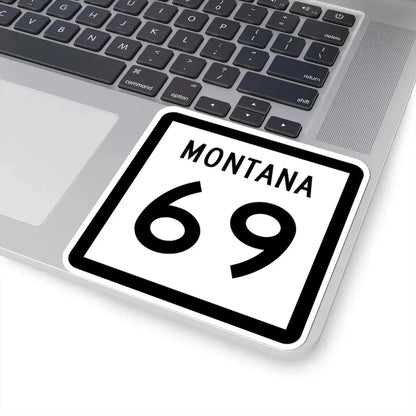 MT-69 (Montana) (Road Sign) STICKER Vinyl Kiss-Cut Decal - The Sticker Space