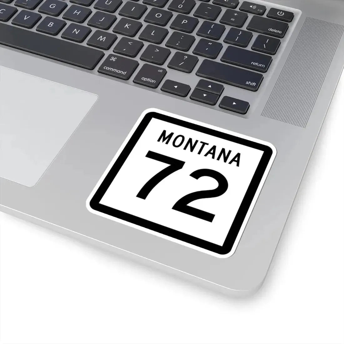 MT-72 (Montana) (Road Sign) STICKER Vinyl Kiss-Cut Decal - The Sticker Space