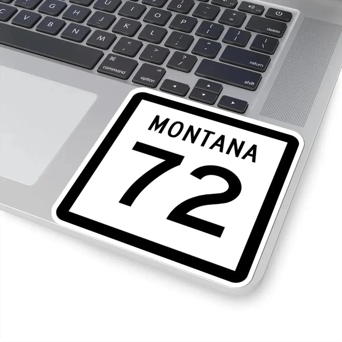MT-72 (Montana) (Road Sign) STICKER Vinyl Kiss-Cut Decal - The Sticker Space