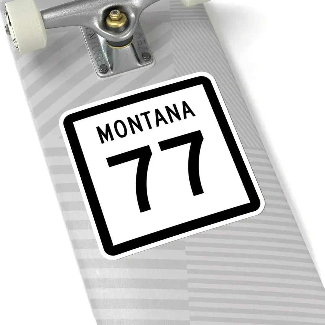 MT-77 (Montana) (Road Sign) STICKER Vinyl Kiss-Cut Decal - The Sticker Space