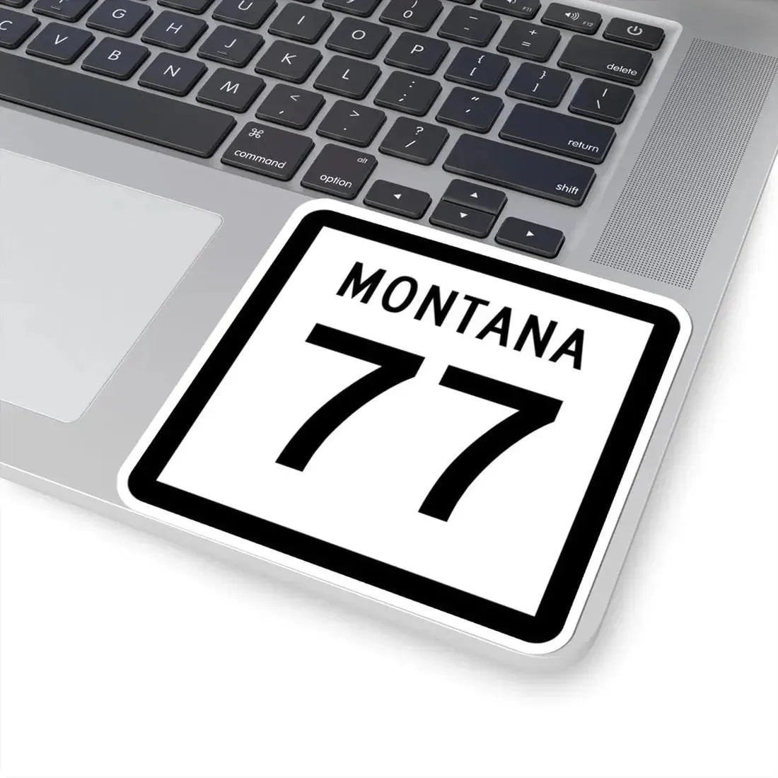MT-77 (Montana) (Road Sign) STICKER Vinyl Kiss-Cut Decal - The Sticker Space