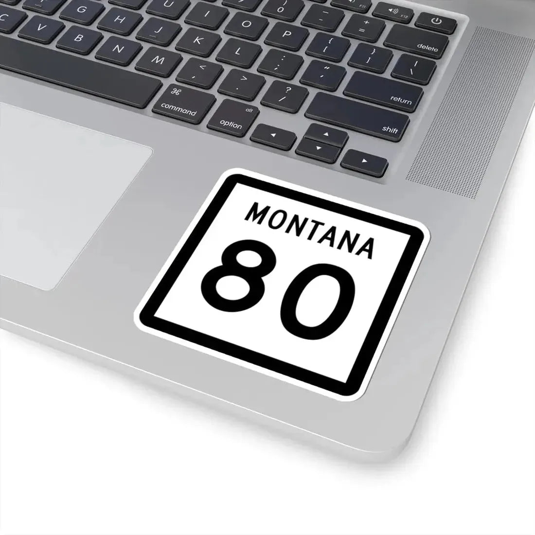 MT-80 (Montana) (Road Sign) STICKER Vinyl Kiss-Cut Decal - The Sticker Space