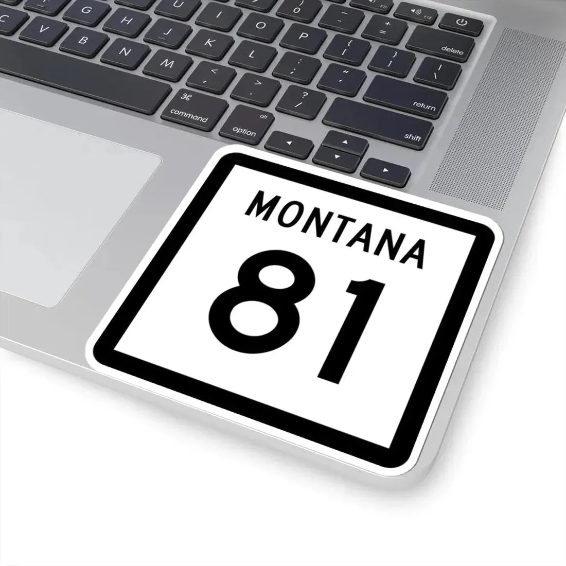 MT-81 (Montana) (Road Sign) STICKER Vinyl Kiss-Cut Decal - The Sticker Space