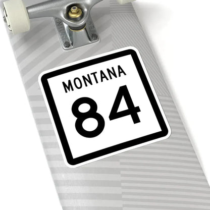 MT-84 (Montana) (Road Sign) STICKER Vinyl Kiss-Cut Decal - The Sticker Space