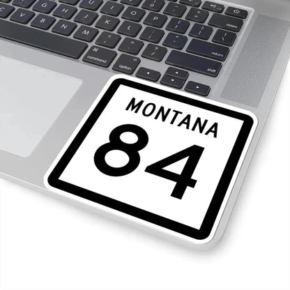 MT-84 (Montana) (Road Sign) STICKER Vinyl Kiss-Cut Decal - The Sticker Space