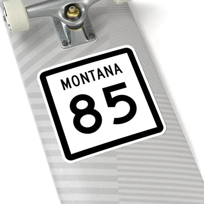 MT-85 (Montana) (Road Sign) STICKER Vinyl Kiss-Cut Decal - The Sticker Space