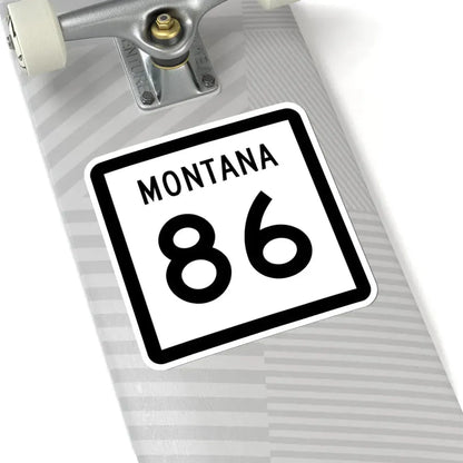 MT-86 (Montana) (Road Sign) STICKER Vinyl Kiss-Cut Decal - The Sticker Space