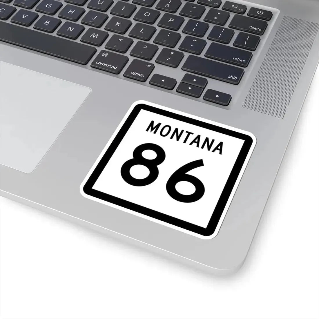 MT-86 (Montana) (Road Sign) STICKER Vinyl Kiss-Cut Decal - The Sticker Space