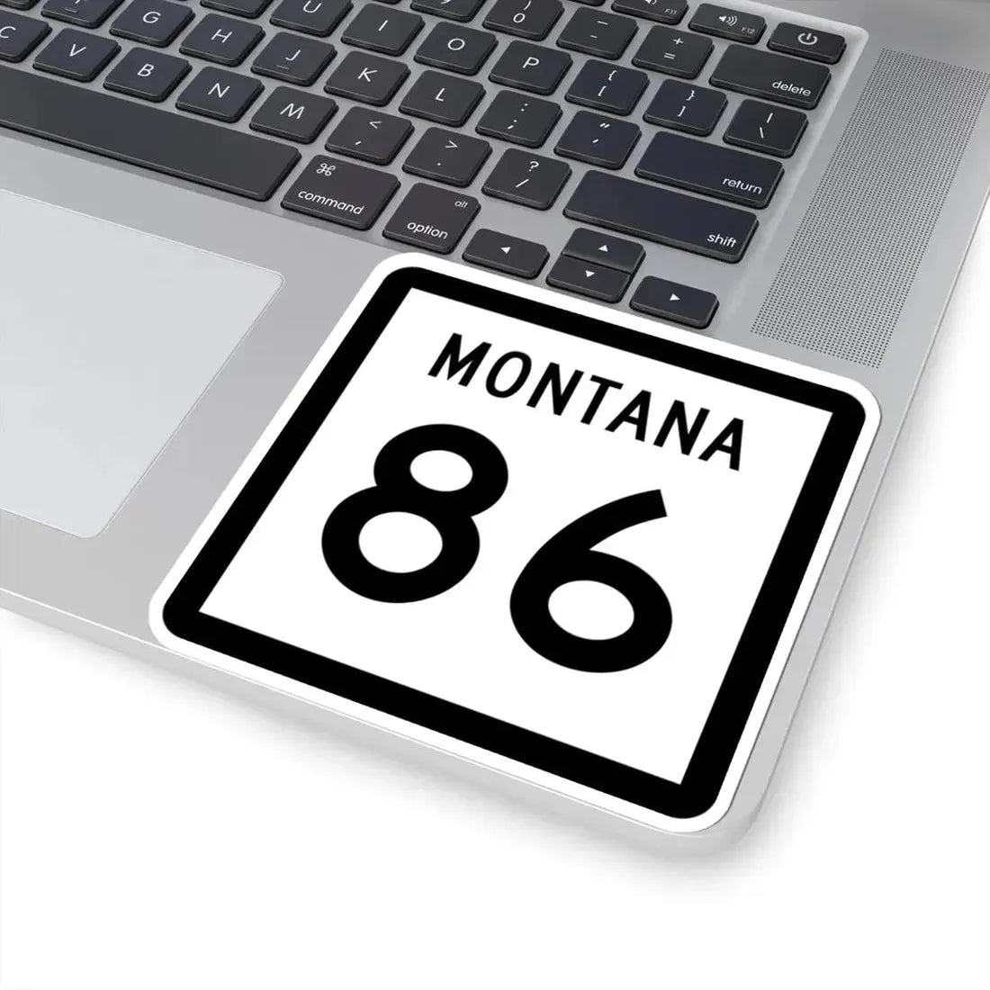 MT-86 (Montana) (Road Sign) STICKER Vinyl Kiss-Cut Decal - The Sticker Space