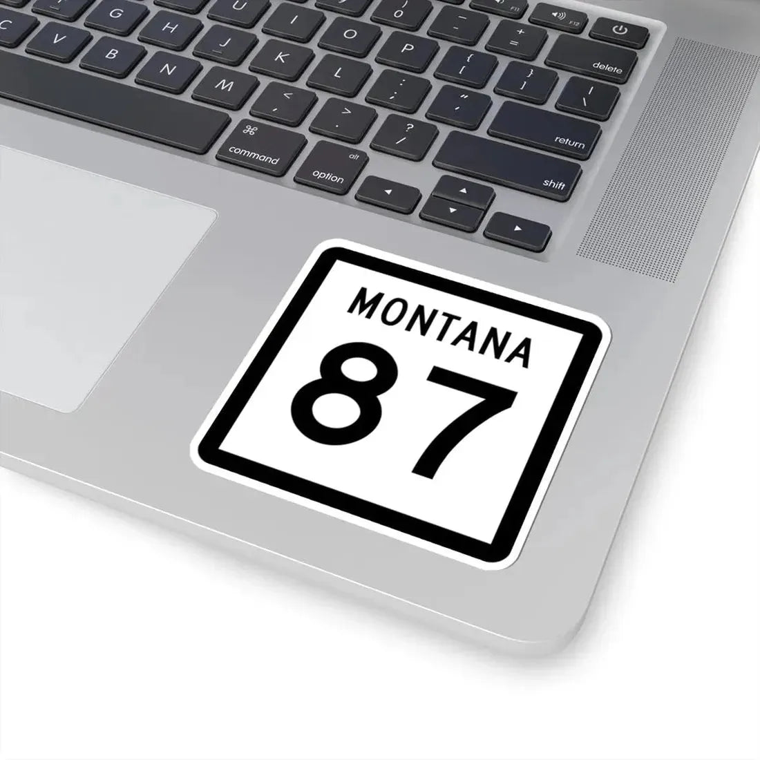 MT-87 (Montana) (Road Sign) STICKER Vinyl Kiss-Cut Decal - The Sticker Space