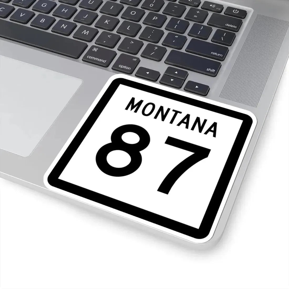 MT-87 (Montana) (Road Sign) STICKER Vinyl Kiss-Cut Decal - The Sticker Space