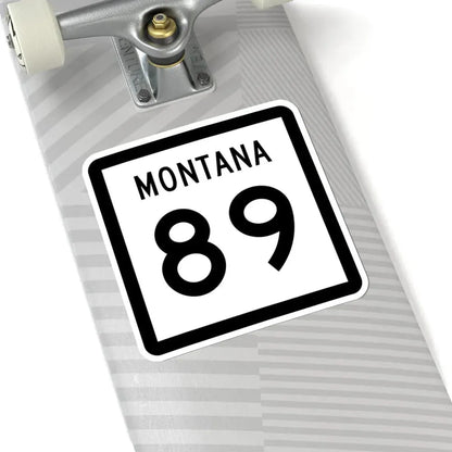 MT-89 (Montana) (Road Sign) STICKER Vinyl Kiss-Cut Decal - The Sticker Space