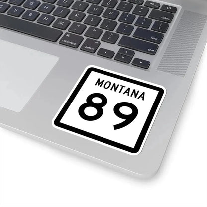 MT-89 (Montana) (Road Sign) STICKER Vinyl Kiss-Cut Decal - The Sticker Space
