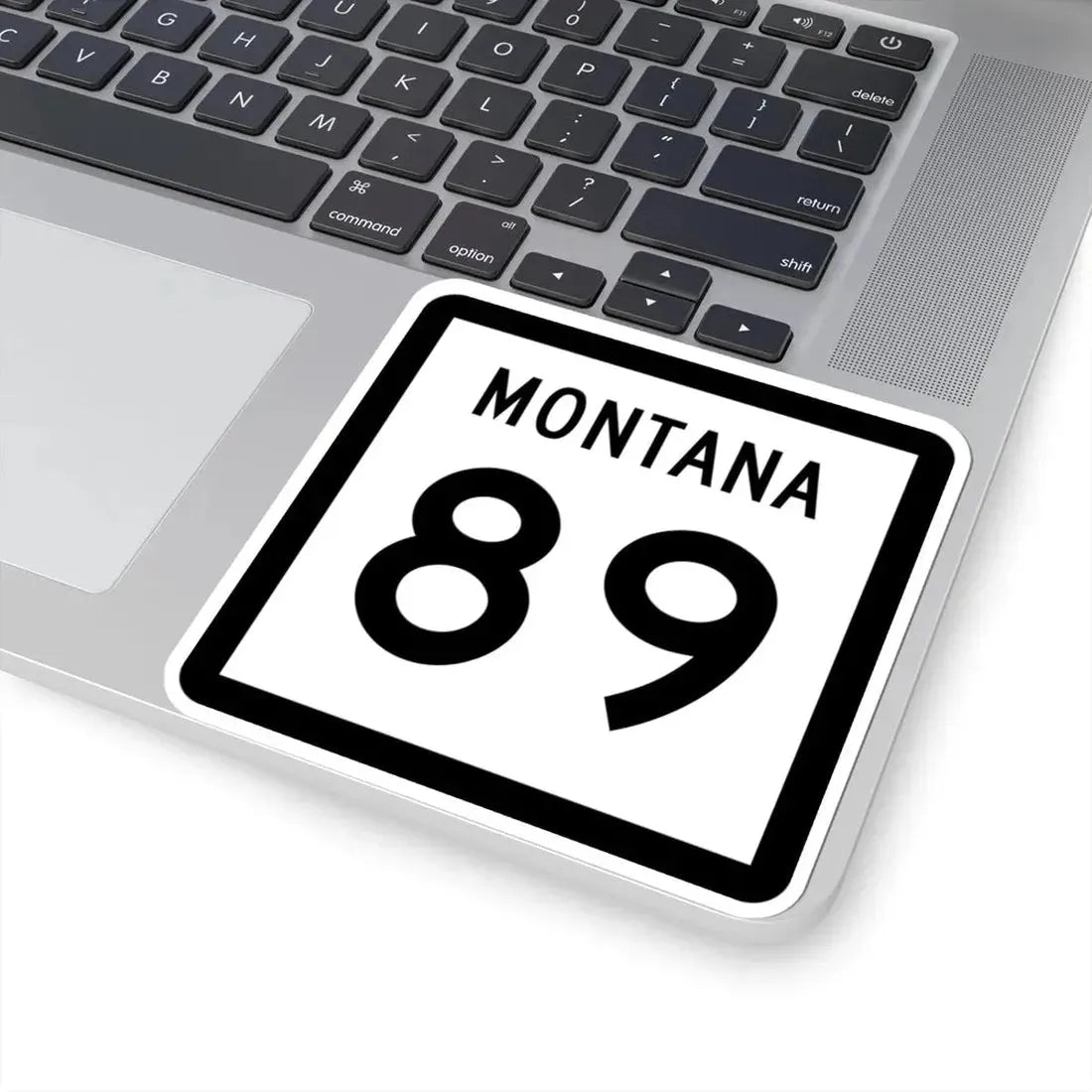 MT-89 (Montana) (Road Sign) STICKER Vinyl Kiss-Cut Decal - The Sticker Space