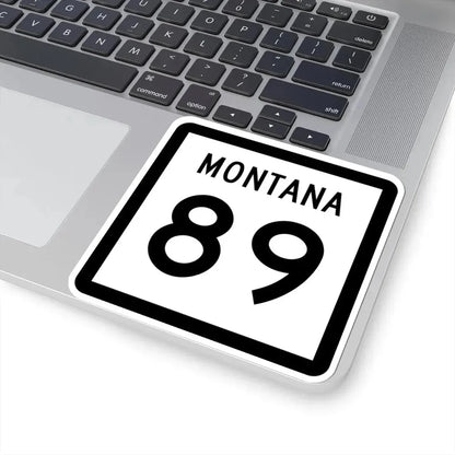 MT-89 (Montana) (Road Sign) STICKER Vinyl Kiss-Cut Decal - The Sticker Space