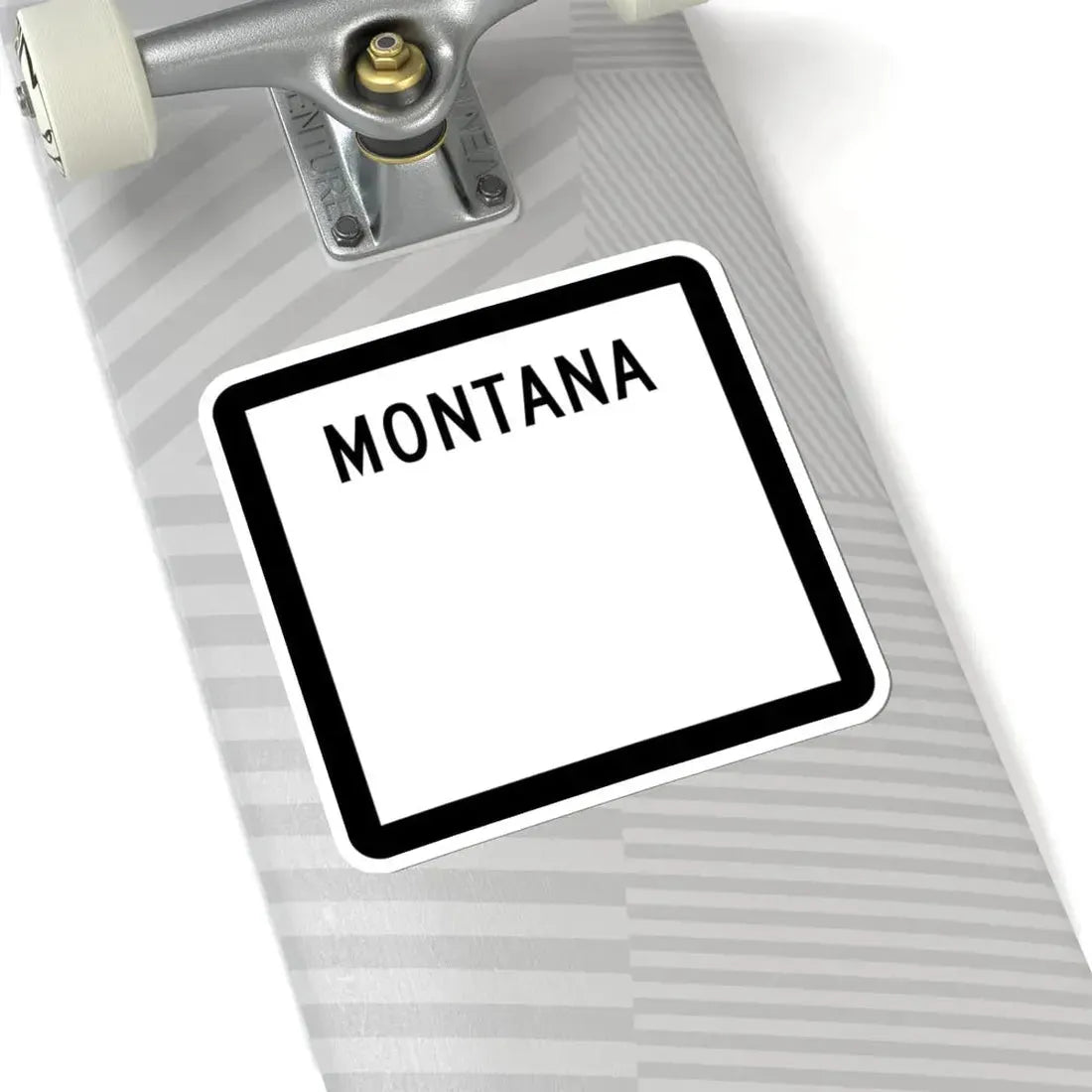 MT-blank (Montana) (Road Sign) STICKER Vinyl Kiss-Cut Decal - The Sticker Space
