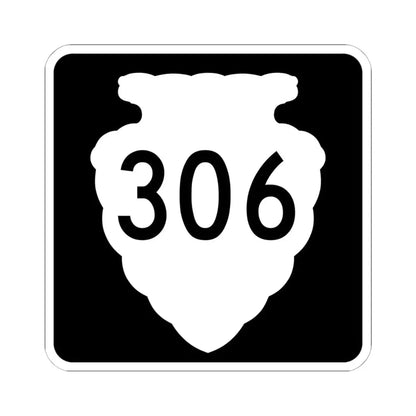 MT-sec-306 (Montana) (Road Sign) STICKER Vinyl Kiss-Cut Decal 6 Inch White - The Sticker Space