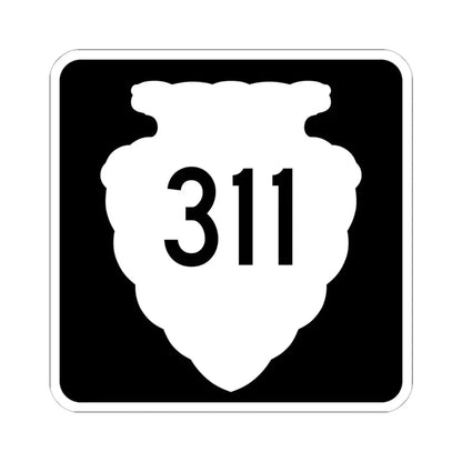 MT-sec-311 (Montana) (Road Sign) STICKER Vinyl Kiss-Cut Decal 6 Inch White - The Sticker Space