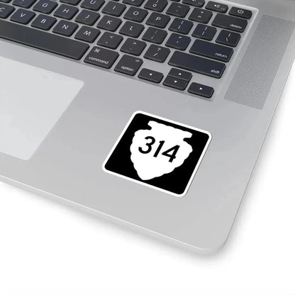 MT-sec-314 (Montana) (Road Sign) STICKER Vinyl Kiss-Cut Decal - The Sticker Space