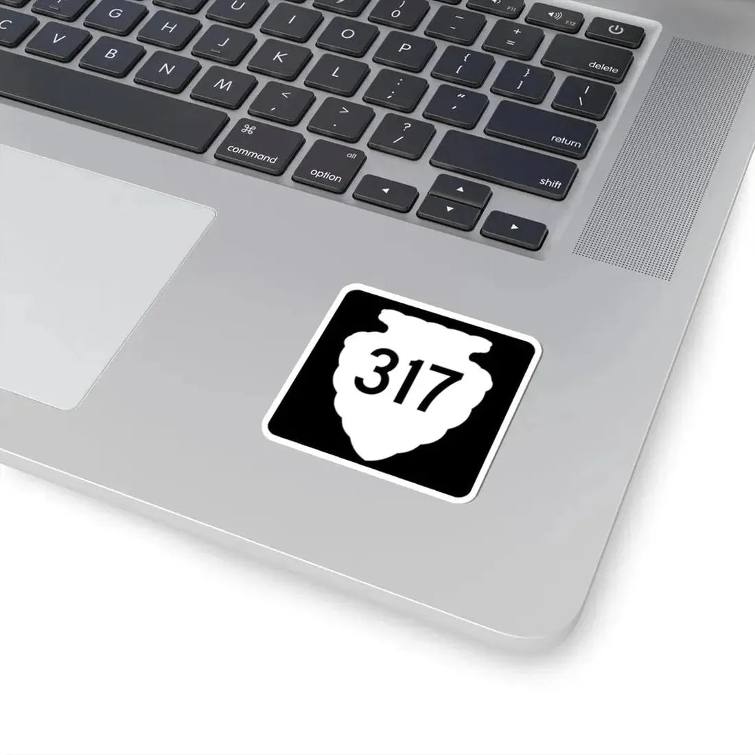 MT-sec-317 (Montana) (Road Sign) STICKER Vinyl Kiss-Cut Decal - The Sticker Space