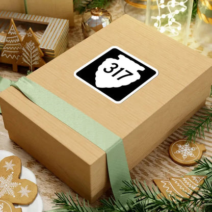 MT-sec-317 (Montana) (Road Sign) STICKER Vinyl Kiss-Cut Decal - The Sticker Space