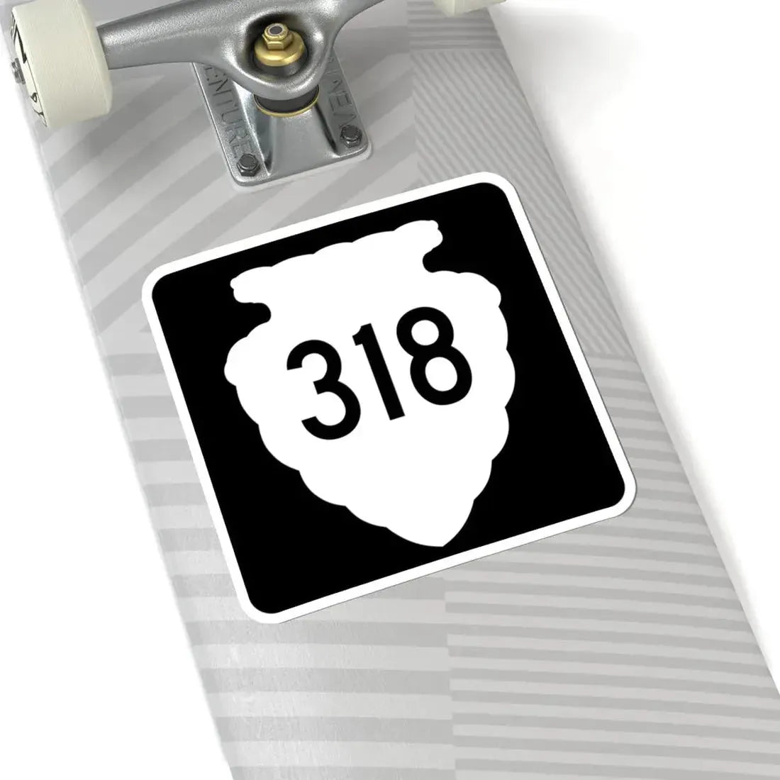 MT-sec-318 (Montana) (Road Sign) STICKER Vinyl Kiss-Cut Decal - The Sticker Space