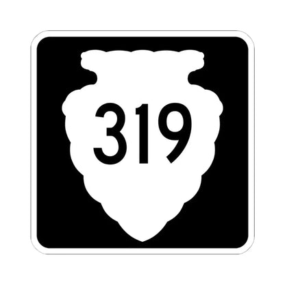 MT-sec-319 (Montana) (Road Sign) STICKER Vinyl Kiss-Cut Decal 6 Inch White - The Sticker Space
