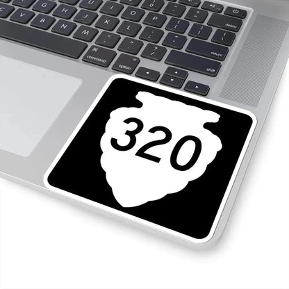 MT-sec-320 (Montana) (Road Sign) STICKER Vinyl Kiss-Cut Decal - The Sticker Space