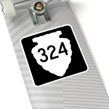 MT-sec-324 (Montana) (Road Sign) STICKER Vinyl Kiss-Cut Decal - The Sticker Space