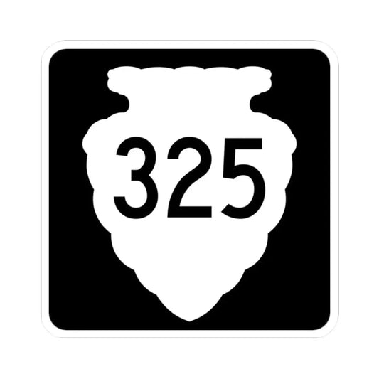 MT-sec-325 (Montana) (Road Sign) STICKER Vinyl Kiss-Cut Decal 2 Inch White - The Sticker Space