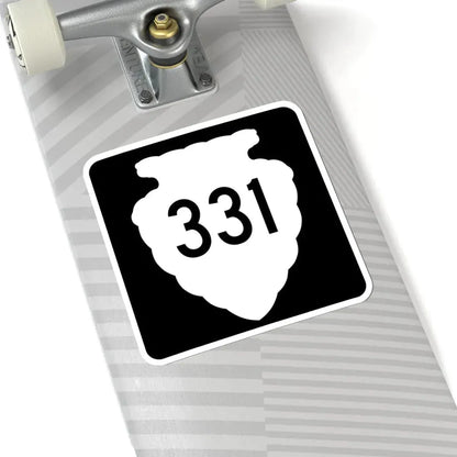 MT-sec-331 (Montana) (Road Sign) STICKER Vinyl Kiss-Cut Decal - The Sticker Space