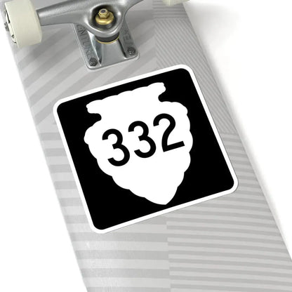 MT-sec-332 (Montana) (Road Sign) STICKER Vinyl Kiss-Cut Decal - The Sticker Space