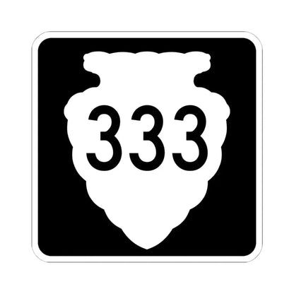 MT-sec-333 (Montana) (Road Sign) STICKER Vinyl Kiss-Cut Decal 6 Inch White - The Sticker Space