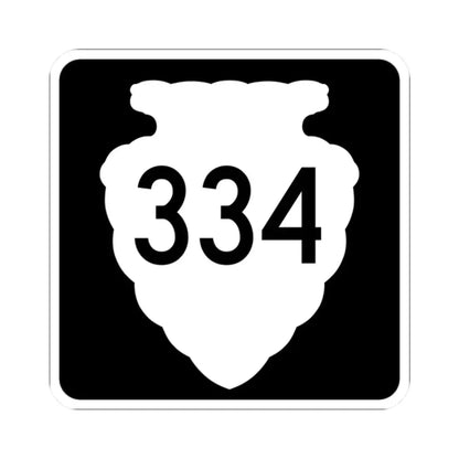 MT-sec-334 (Montana) (Road Sign) STICKER Vinyl Kiss-Cut Decal 2 Inch White - The Sticker Space