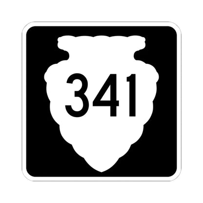 MT-sec-341 (Montana) (Road Sign) STICKER Vinyl Kiss-Cut Decal 6 Inch White - The Sticker Space