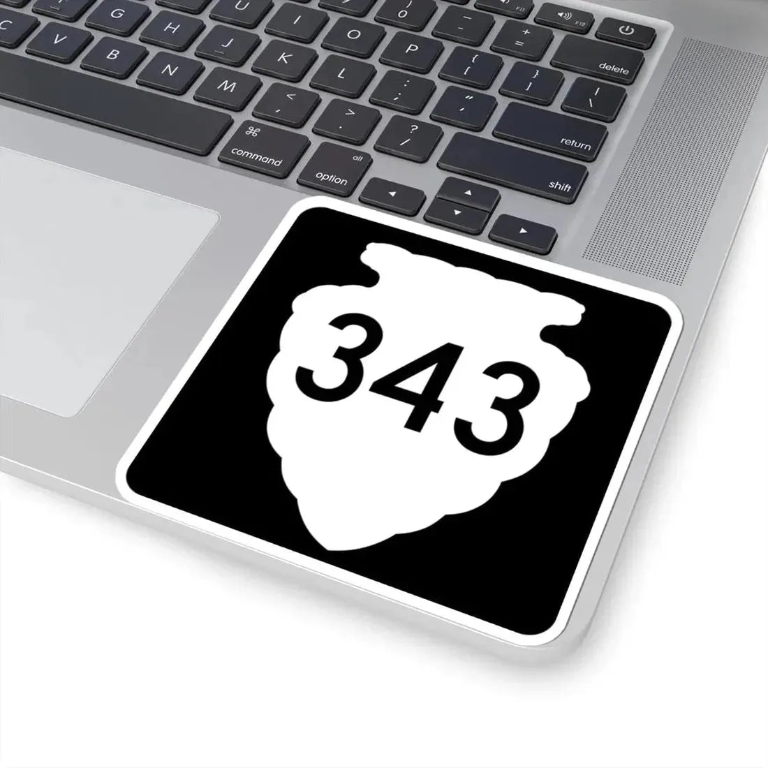 MT-sec-343 (Montana) (Road Sign) STICKER Vinyl Kiss-Cut Decal - The Sticker Space