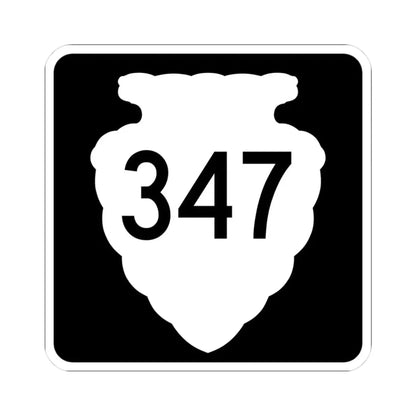 MT-sec-347 (Montana) (Road Sign) STICKER Vinyl Kiss-Cut Decal 3 Inch White - The Sticker Space