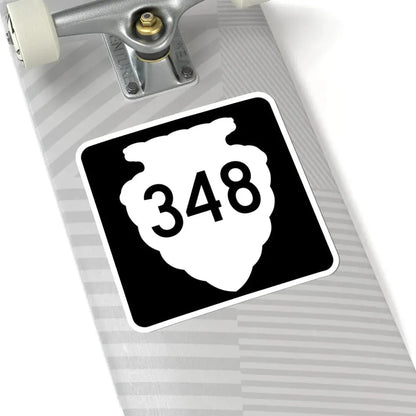 MT-sec-348 (Montana) (Road Sign) STICKER Vinyl Kiss-Cut Decal - The Sticker Space