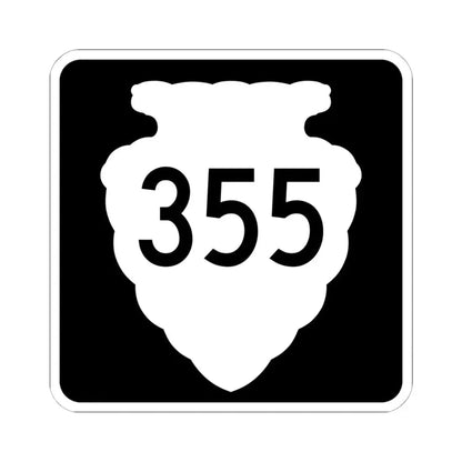 MT-sec-355 (Montana) (Road Sign) STICKER Vinyl Kiss-Cut Decal 6 Inch White - The Sticker Space