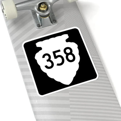 MT-sec-358 (Montana) (Road Sign) STICKER Vinyl Kiss-Cut Decal - The Sticker Space